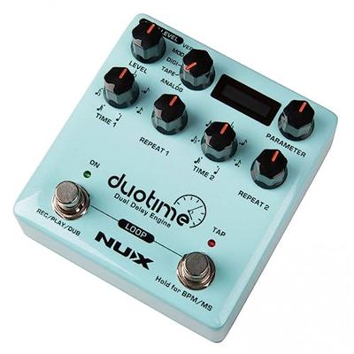 NUX NDD-6 Duotime dual delay gitaar effectpedaal NUX NDD-6 Duotime dual delay gitaar effectpedaal