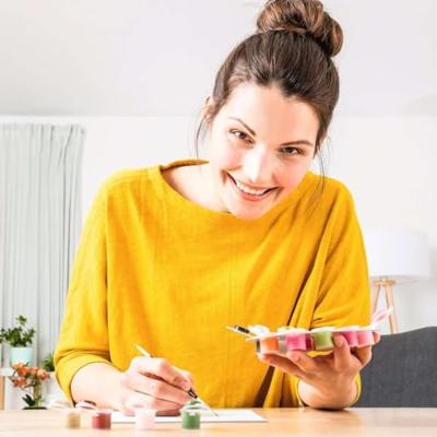 Ravensburger creart schilderen op nummer - yoga Ravensburger creart schilderen op nummer - yoga