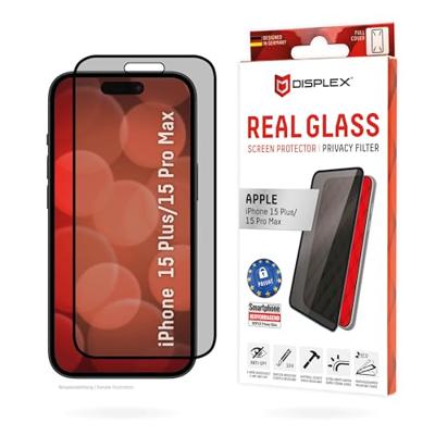 Displex Privacy Glass voor iPhone 15 Plus/Pro Max - transparant