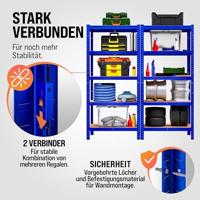Monzana Metalen Opbergrek tot 875kg blauw - thumbnail
