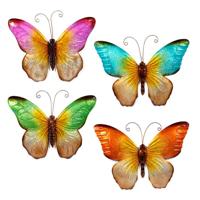 Metalen vlinder 32x24cm - thumbnail