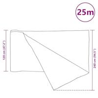 VidaXL Privacynet 75 g/m² 1,2x25 m hdpe antracietkleurig - thumbnail