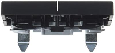Busch-Jaeger 2CKA001751A3038 Serietoets Afdekking Diepzwart (RAL 9005), Zwart 1 stuk(s)