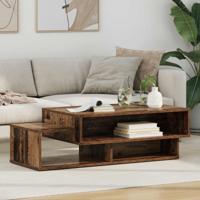 Salontafel Oudhout 105 x 50 x 32,5 cm Bewerkt hout - thumbnail