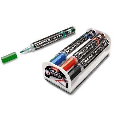 Whiteboardmarker pentel mwl5sbf 1.5-4.5 rood