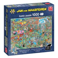 Jumbo Puzzel Jan Van Haasteren Jarige Job 1000 Stukjes + Poster - thumbnail
