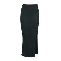 SisterS Point ribgebreide rok zwart - thumbnail