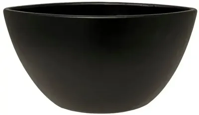 HS bloempot Petra 32x17x17cm zwart