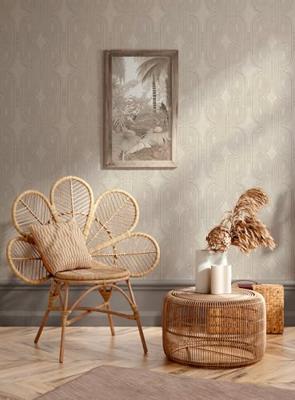 AS Creation French Affair - Beige - Badkamer - 399371