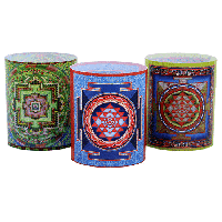 Windlicht Lampion Mandala-Yantra - thumbnail