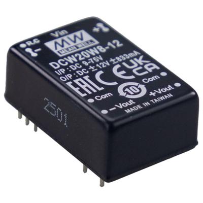 MEAN WELL DCW20W8-15 DC/DC-converter 24 V -15 V -15.000 A 20 W Inhoud 1 stuk(s) MEAN WELL DCW20W8-15 DC/DC-converter 24 V -15 V -15.000 A 20 W Inhoud 1 stuk(s)
