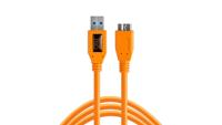 Tether Tools CU5454 USB-kabel USB-A stekker, USB-micro-B 3.0 stekker 4.60 m Oranje - thumbnail