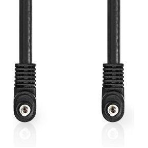 Nedis Audio-Videokabel | 3,5 mm Male | 3,5 mm Male | Vernikkeld | 2.00 m | Rond | PVC | Zwart - CVGL22000BK20