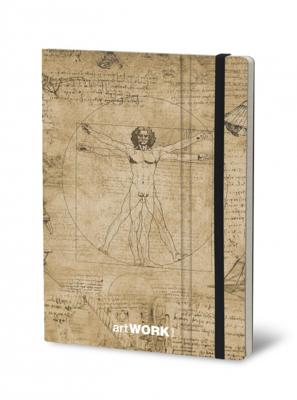 Stifflex notitieboek Leonardo 15 x 21 cm papier 192 pag's