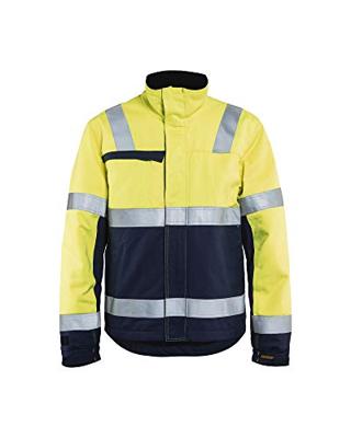 Blåkläder Multinorm Winterjas 40691514 | High-Vis Geel/Marineblauw | Maat 4XL - 7330509552094 Blåkläder Multinorm Winterjas 40691514 | High-Vis Geel/Marineblauw | Maat 4XL - 7330509552094