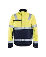 Blåkläder Multinorm Winterjas 40691514 | High-Vis Geel/Marineblauw | Maat 4XL - 7330509552094 - thumbnail