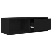 Tv-kasten 2 st 80x31x25,5 cm spaanplaat zwart eikenkleurig - thumbnail