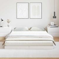 Bedframe Wit 160 x 220 cm Massief grenenhout - thumbnail