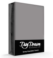 Day Dream Jersey Hoeslaken Donkergrijs-140 x 200 cm - thumbnail