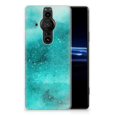 Smartphone hoesje Sony Xperia Pro-I Painting Blue Smartphone hoesje Sony Xperia Pro-I Painting Blue