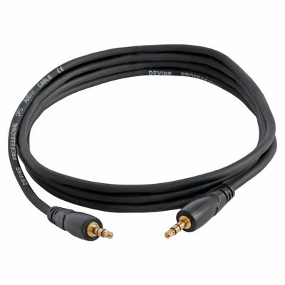 Devine JACSM/3 3.5 mm jack - 3.5 mm jack stereo mini jack kabel 3m