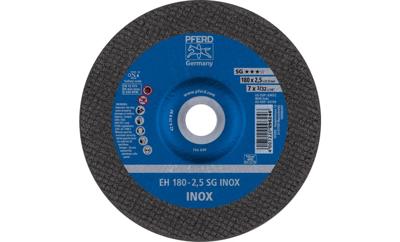 PFERD TOOLS EH 180-2,5 SG INOX 61323224 Doorslijpschijf gebogen 180 mm 25 stuk(s) RVS PFERD TOOLS EH 180-2,5 SG INOX 61323224 Doorslijpschijf gebogen 180 mm 25 stuk(s) RVS