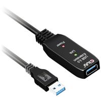 club3D CAC-1404 USB-kabel USB 3.2 Gen1 USB-A stekker 5.00 m Zwart - thumbnail