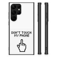 Samsung Galaxy S23 Ultra | Telefoon Hoesje | Finger Don&apos;t Touch My Phone - thumbnail
