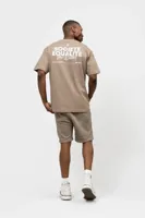 Equalité Societe 2.0 Oversized T-Shirt Heren Beige - Maat XL - Kleur: Beige | Soccerfanshop - thumbnail