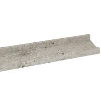 VidaXL Wandschappen 2 st 115x9x3 cm betongrijs - thumbnail