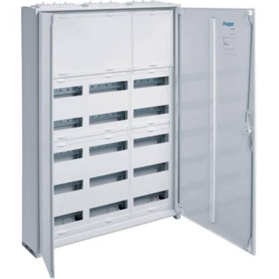 Hager FWB73N FWB73N Veldverdeler Opbouw (op muur), Inbouw (in muur), Deels verzonken Aantal groepen: 180 Aantal rijen: 15 Inhoud: 1 stuk(s)