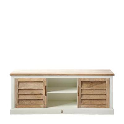 Rivièra Maison TV-meubel Pacifica 165cm - Hout,Wit Rivièra Maison TV-meubel Pacifica 165cm - Hout,Wit
