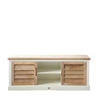 Rivièra Maison TV-meubel Pacifica 165cm - Hout,Wit - thumbnail