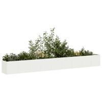Plantenbak 360x40x40 cm koudgewalst staal wit - thumbnail