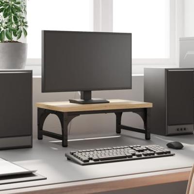 VidaXL Monitorstandaard 37x23x14 cm bewerkt hout sonoma eikenkleurig VidaXL Monitorstandaard 37x23x14 cm bewerkt hout sonoma eikenkleurig