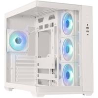 Behuizing zonder voeding - BITFENIX AL118 - Cube - ATX-formaat - Wit - thumbnail