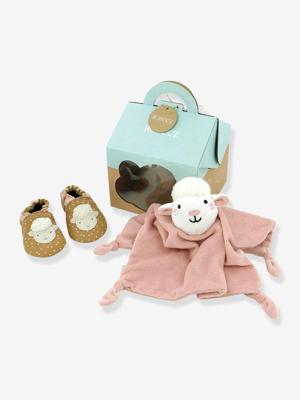 Cadeauset voor pasgeborenen slofjes + knuffel ROBEEZ© kameel Cadeauset voor pasgeborenen slofjes + knuffel ROBEEZ© kameel
