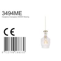 Steinhauer Klassieke hanglampGrazioglass Ø 12,5cm - 3494ME - thumbnail