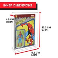 Evoretro Acrylic Display Cases 2-Pack for Action Figures - thumbnail