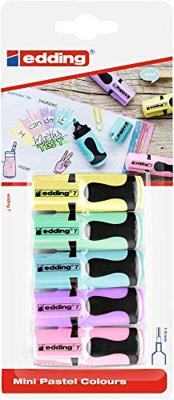 Edding Textmarker 7 Mini 4-7-5-1099 Geel, Oranje, Roze, Lichtblauw, Lichtgroen 1 mm, 3 mm 1 stuk(s) Edding Textmarker 7 Mini 4-7-5-1099 Geel, Oranje, Roze, Lichtblauw, Lichtgroen 1 mm, 3 mm 1 stuk(s)
