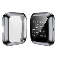 Fitbit Versa 2 Soft TPU case (volledig beschermd) - Grijs - thumbnail