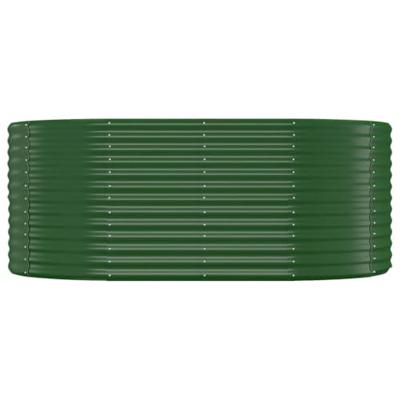 VidaXL Plantenbak 175x100x68 cm gegalvaniseerd staal groen