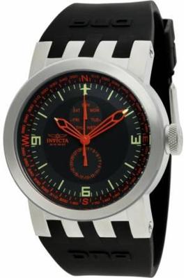 Horlogeband Invicta 10393 DNA Rubber Zwart 32mm