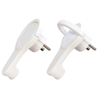 Scanpart Stekker Met Ra Plat Haaks Wit - thumbnail