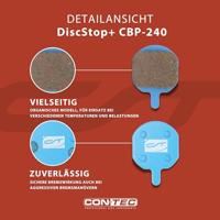CONTEC schijfremblok "discstop+ cbp-240" ct disc brake pads cbp-240 organic - thumbnail