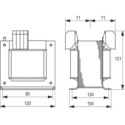 BLOCK STEU 100/48 Stuurtransformator, Scheidingstransformator 1 x 215 V/AC, 230 V/AC, 245 V/AC, 385 V/AC, 400 V/AC, 415 V/AC 2 x 24 V/AC, 48 V/AC 100 VA BLOCK STEU 100/48 Stuurtransformator, Scheidingstransformator 1 x 215 V/AC, 230 V/AC, 245 V/AC, 385 V/AC, 400 V/AC, 415 V/AC 2 x 24 V/AC, 48 V/AC 100 VA