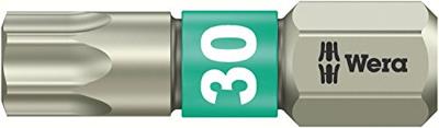 Wera 3867/1 TS SB SiS 05073625001 Torx-bit T 30 RVS D 6.3 1 stuk(s) Wera 3867/1 TS SB SiS 05073625001 Torx-bit T 30 RVS D 6.3 1 stuk(s)