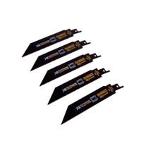 DeWalt Accessoires DT99553-QZ XR 152mm 14/18TPI Metaal Reciprozaagbladen (5 stuks) - DT99553-QZ - thumbnail