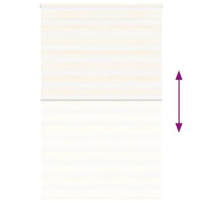 VidaXL Zebra rolgordijn 145x200 cm stofbreedte 140,9 cm marmerbeige - thumbnail