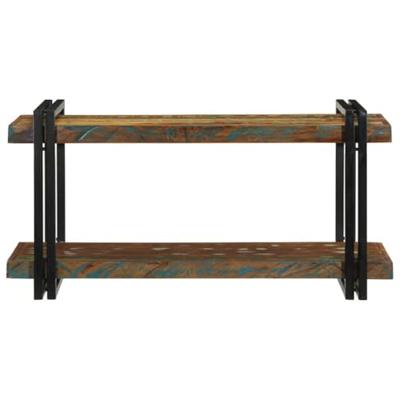 Wandschap massief gerecycled hout meerkleurig Wandschap massief gerecycled hout meerkleurig